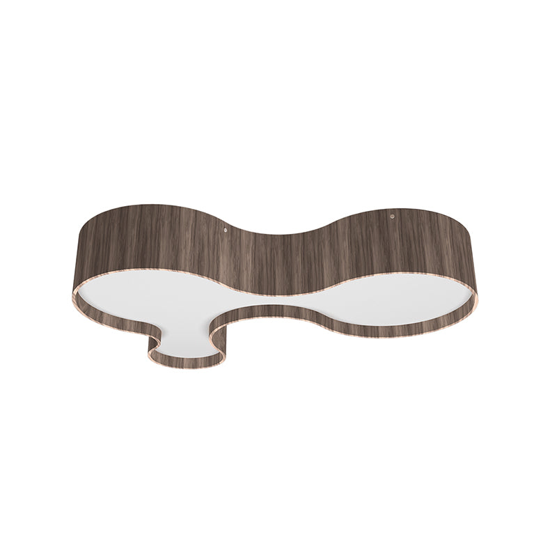 Accord 5111LED Organic 1-lt 39" LED Flush Mount - American Walnut