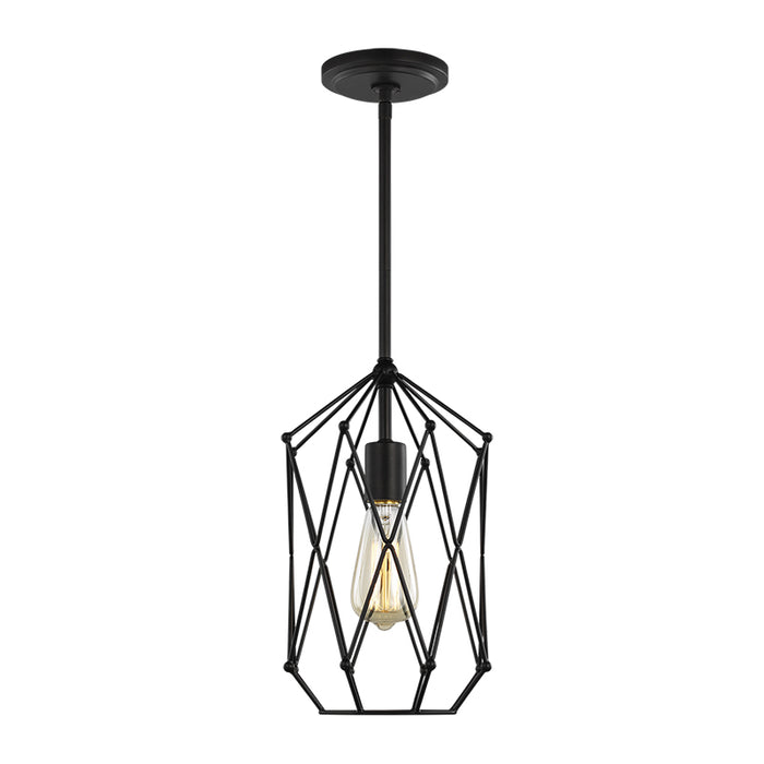 Sea Gull 5134101 Zarra 1-lt 8" Lantern Pendant