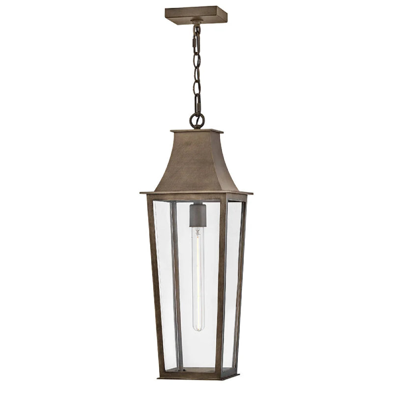 Hinkley 28892 Georgetown 1-lt 9" LED Hanging Lantern - Burnished Bronze