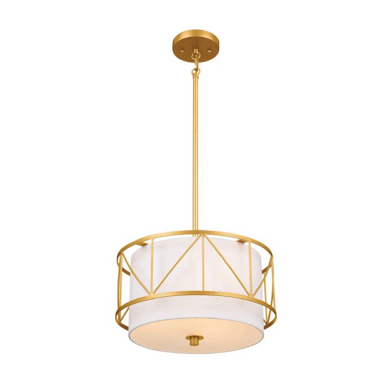 Kichler 52074 Birkleigh 3-lt 14" Pendant-Classic Gold
