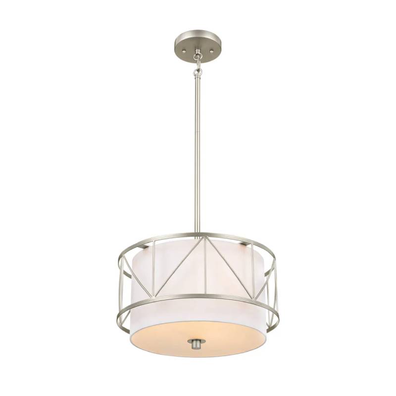 Kichler 52074 Birkleigh 3-lt 14" Pendant-Satin Nickel