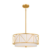 Kichler 52075 Birkleigh 3-lt 18" Pendant-Classic Gold