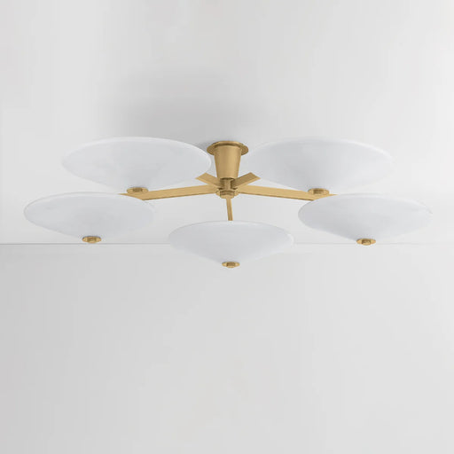 Corbett 521-60 Cologne 5-lt 60" LED Semi-Flush Mount