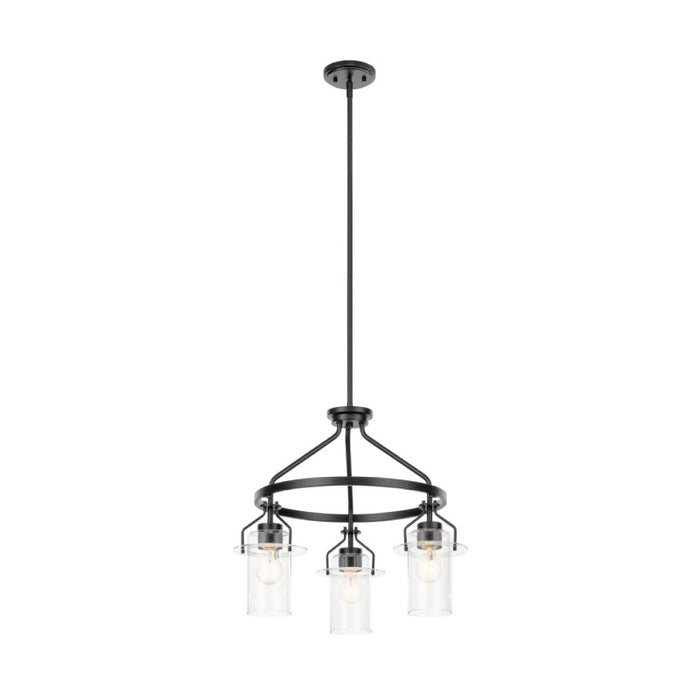 Kichler 52377 Everett 3-lt 23" Chandelier-Black