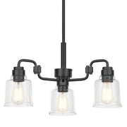 Kichler 52397 Aivian 3-lt 23" Chandelier-Black
