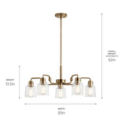Kichler 52398 Aivian 5-lt 30" Chandelier
