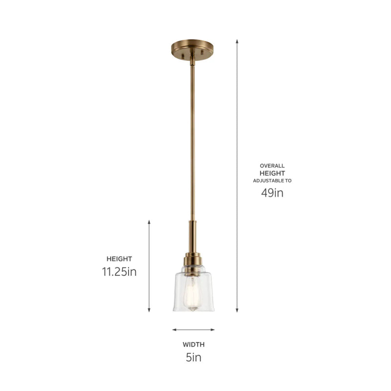 Kichler 52399 Aivian 1-lt 5" Pendant