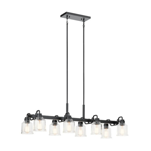 Kichler 52400 Aivian 8-lt 42" Linear Chandelier-Black
