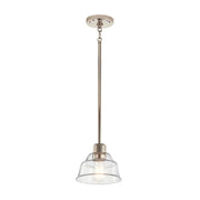 Kichler 52405 Eastmont 1-lt 8" Mini Pendant-Polished Nickel