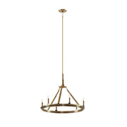 Kichler 52420 Emmala 6-lt 27" Chandelier-Brushed Natural Brass