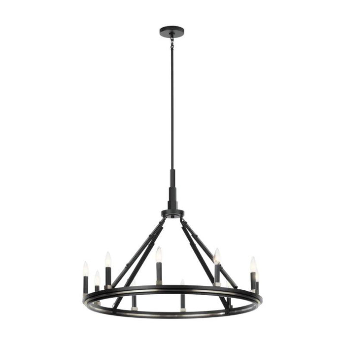 Kichler 52421 Emmala 10-lt 34" Chandelier-Black