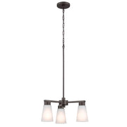 Kichler 52435 Stamos 3-lt 18" Chandelier-Olde Bronze