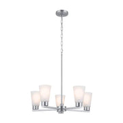 Kichler 52436 Stamos 5-lt 24" Chandelier-Brushed Nickel