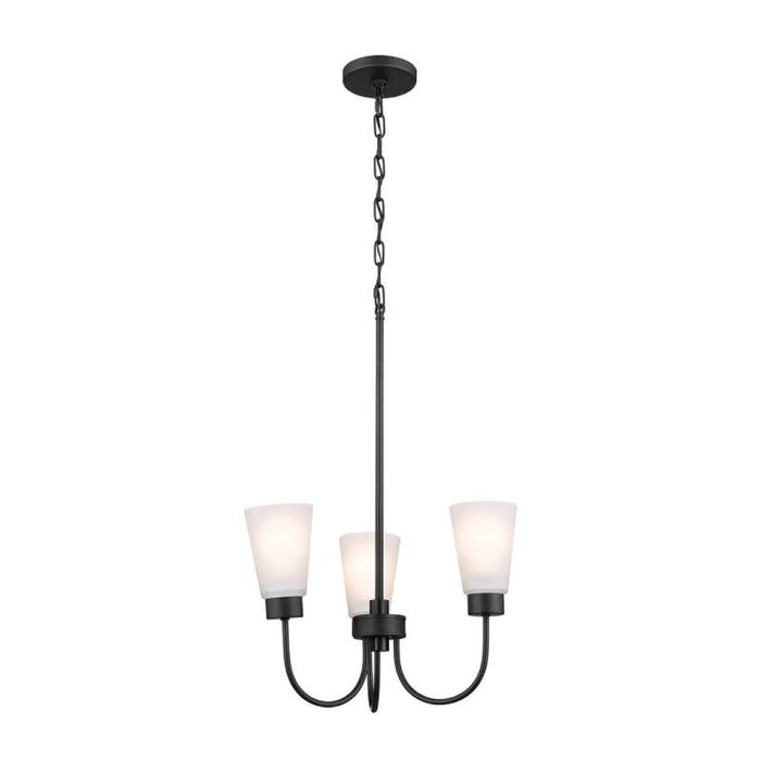 Kichler 52442 Erma 3-lt 18" Chandelier-Black
