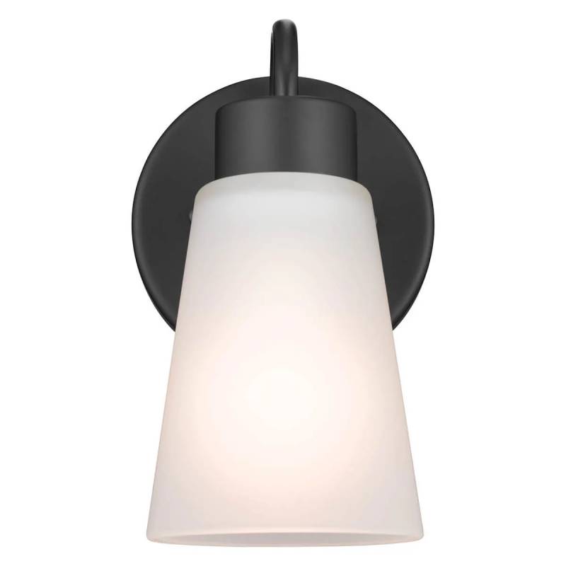 Kichler 52445 Erma 1-lt 8" Tall Wall Sconce-Black