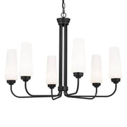 Kichler 52480 Truby 6-lt 29" Chandelier-Black