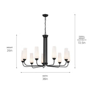 Kichler 52481 Truby 9-lt 38" Chandelier