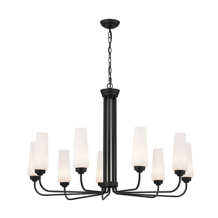 Kichler 52481 Truby 9-lt 38" Chandelier-Black