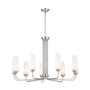 Kichler 52481 Truby 9-lt 38" Chandelier-Polished Nickel