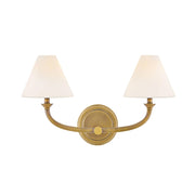 Hinkley 52492 Greta 2-lt 18" LED Vanity-Heritage Brass