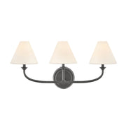 Hinkley 52493 Greta 3-lt 24" LED Vanity-Blackened Brass