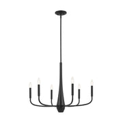Kichler 52525 Deela 6-lt 28" Chandelier-Black