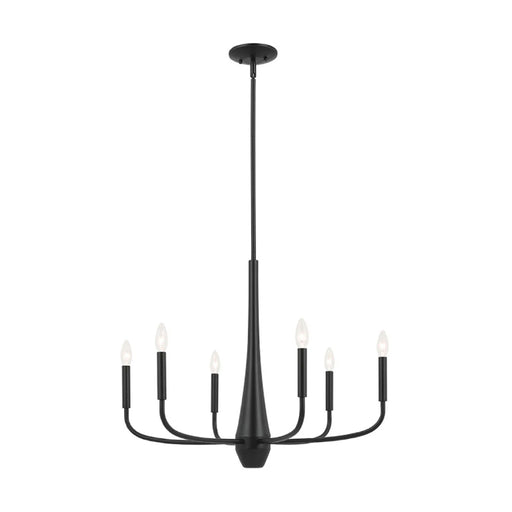 Kichler 52525 Deela 6-lt 28" Chandelier-Black