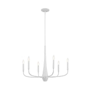 Kichler 52525 Deela 6-lt 28" Chandelier-White