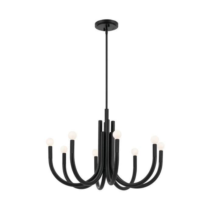 Kichler 52550 Odensa 8-lt 29" Chandelier-Black