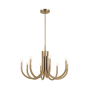 Kichler 52550 Odensa 8-lt 29" Chandelier-Champagne Bronze