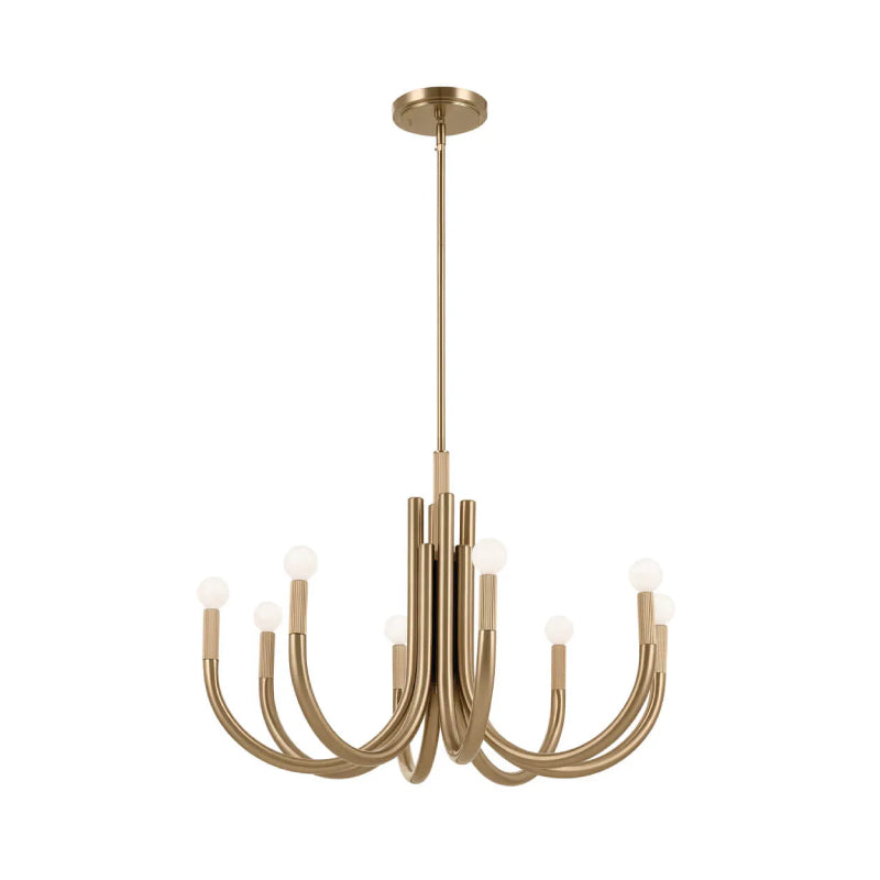Kichler 52550 Odensa 8-lt 29" Chandelier-Champagne Bronze