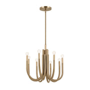 Kichler 52553 Odensa 8-lt 46" Chandelier-Champagne Bronze