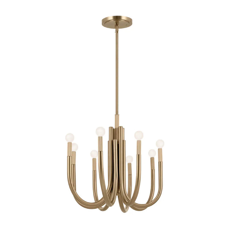 Kichler 52553 Odensa 8-lt 46" Chandelier-Champagne Bronze