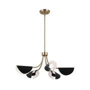 Kichler 52558 Arcus 5-lt 28" Chandelier-Champagne Bronze with Black