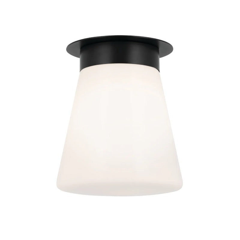 Kichler 52585 Albers 1-lt 9" Flush Mount-Black