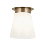 Kichler 52585 Albers 1-lt 9" Flush Mount-Champagne Bronze