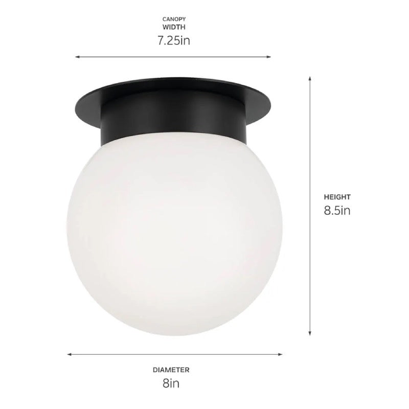 Kichler 52586 Albers 1-lt 8" Flush Mount