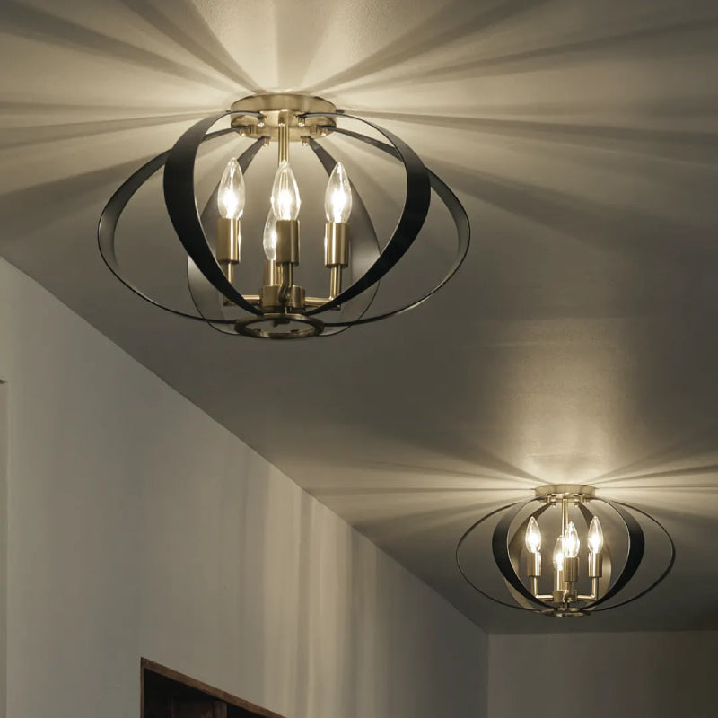 Kichler 52588 Cecil 4-lt 18" Flush Mount