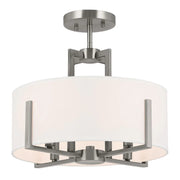 Kichler 52591 Malen 4-lt 16" Flush Mount-Classic Pewter