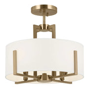 Kichler 52591 Malen 4-lt 16" Flush Mount-Champagne Bronze