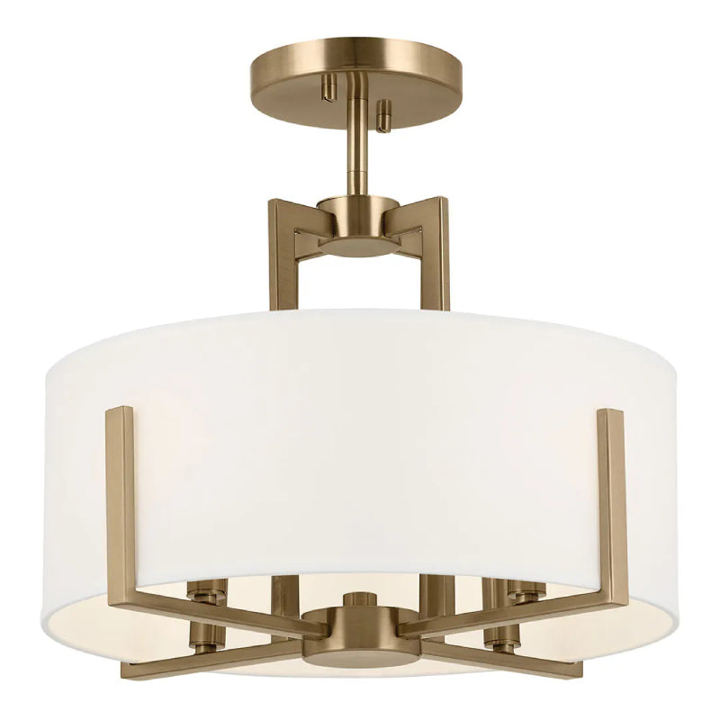Kichler 52591 Malen 4-lt 16" Flush Mount-Champagne Bronze