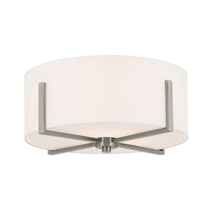 Kichler 52593 Malen 2-lt 16" Flush Mount-Classic Pewter