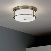 Kichler 52595 Brit 2-lt 12" Flush Mount