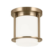 Kichler 52596 Brit 1-lt 7" Flush Mount-Champagne Bronze