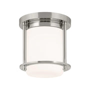 Kichler 52596 Brit 1-lt 7" Flush Mount-Polished Nickel