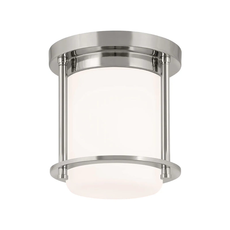 Kichler 52596 Brit 1-lt 7" Flush Mount-Polished Nickel