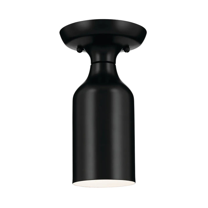Kichler 52598 Sisu 1-lt 4" Semi Flush-Black