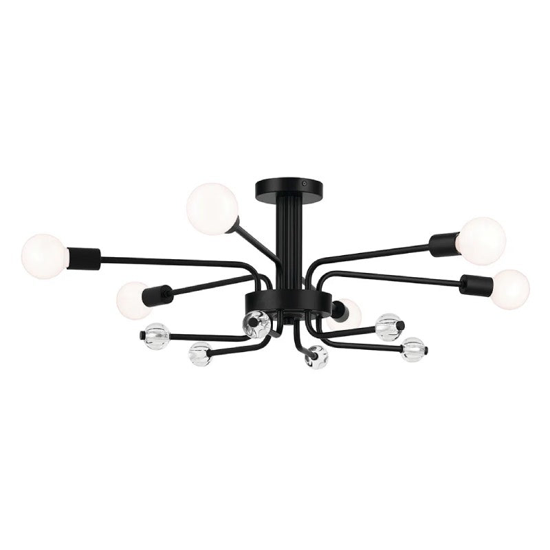 Kichler 52602 Ocala 6-lt 41" Semi Flush