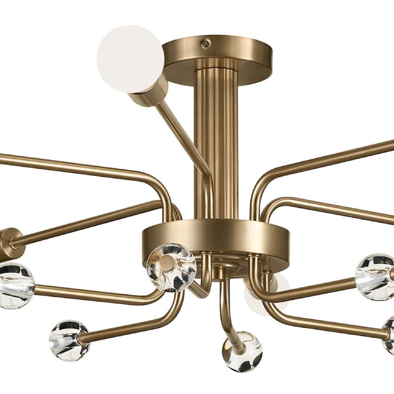 Kichler 52602 Ocala 6-lt 41" Semi Flush