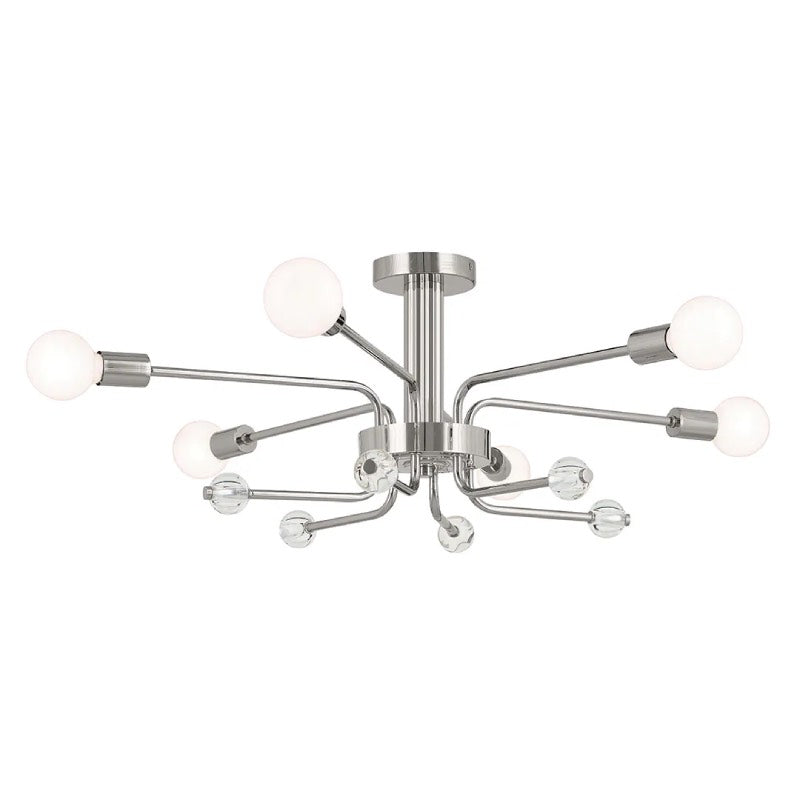 Kichler 52602 Ocala 6-lt 41" Semi Flush